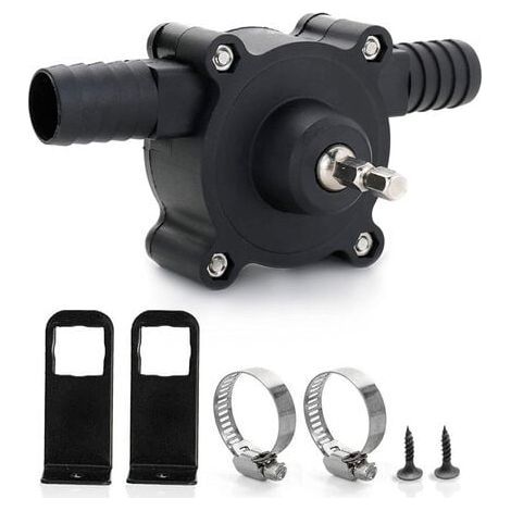 Pompe de perceuse électrique, pompe à eau mini pompe de perceuse électrique à main pompe auto-amorçante portable pompe de perceuse ménage petite pompe à eau pour la maison jardin， 6. 35Mm (1/5)