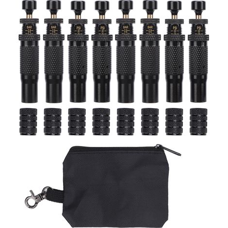 Kit de Valve de dégonflage de pneus, arrêt automatique réglable, plage de 10 à 30 PSI, vis sur l'outil de descente d'air pour véhicule tout-terrain 4x4 8 pièces (1/5)