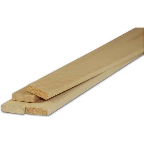 PIRCHER Listelli Samba Piallati 10x20x2500mm Legno Naturale per Interni