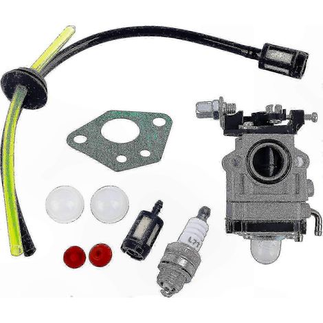 Vergaser-Reparatursatz mit Dichtung, Schlauch, Zündkerze und Kraftstofffilter für 52cc 49cc 43cc Rasentrimmer (1 Set) (1/5)