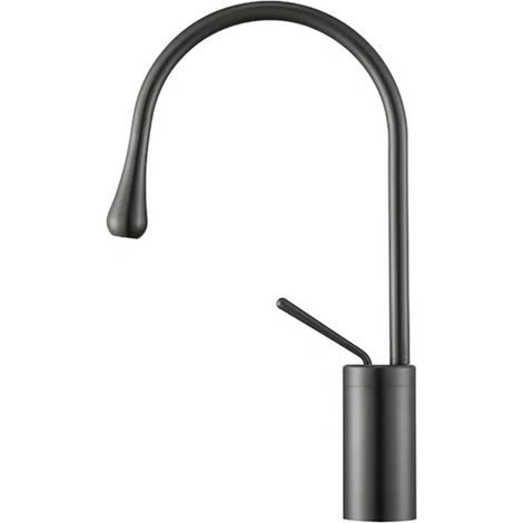 ROBINET DE LAVABO SURÉLEVÉ 201 EN LAITON NOIR COLLECTION CÉPHISE (1/5)