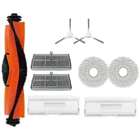 Zubehör für den elektrischen Besen Xiaomi H40: Hauptbürste, Filter und Staubbeutel. (1/5)
