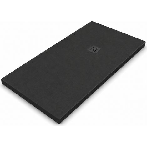 Piatto doccia ARDESIA 70x100 cm Nero griglia Nero (1/3)