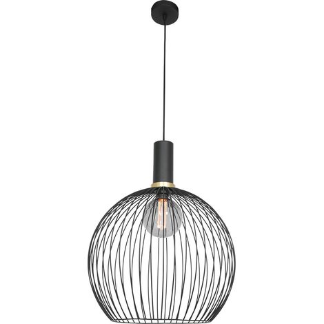 Sienna Aureole Plafoniera a Sospensione Wire Frame Nero Opaco (1/5)