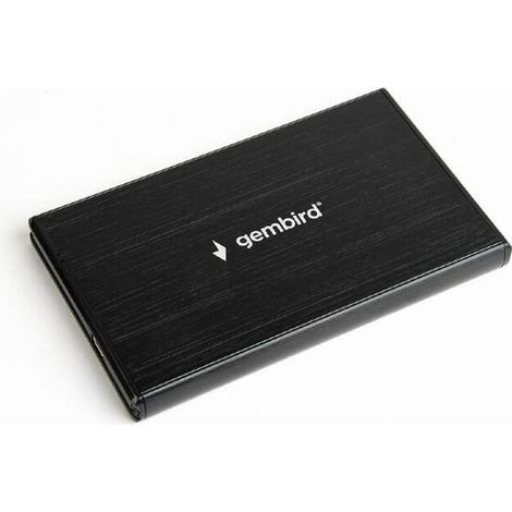 Gembird EE2-U3S-3 caja para disco duro externo Caja de disco duro (HDD) Negro 2.5" (1/4)