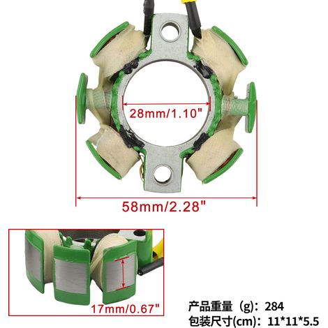Stator de bobine d'allumage Husqvarna TC125 TC85 2018-2020 50439004000 (1/4)