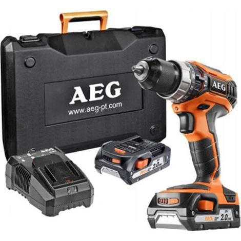 AEG – Marteau perforateur compact 4 modes SDS+ 18V – Avec 2 batteries 2.0Ah – Mécanisme de frappe optimisé pour béton armé – Coffret inclus - BBH 18 C (1/5)