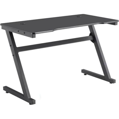 TAVOLO DENVER DA GAMING 60 X 100 X 75 CM IN COLORE NERO (1/2)
