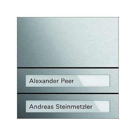 Gira Modulo pulsanti chiamata 2f System 106 Acciaio inox [5532920], 5532 920