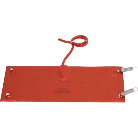Tapis chauffant antidérapant 24V 100W pour voiture, dimensions 300x120mm en silicone étanche (1/5)