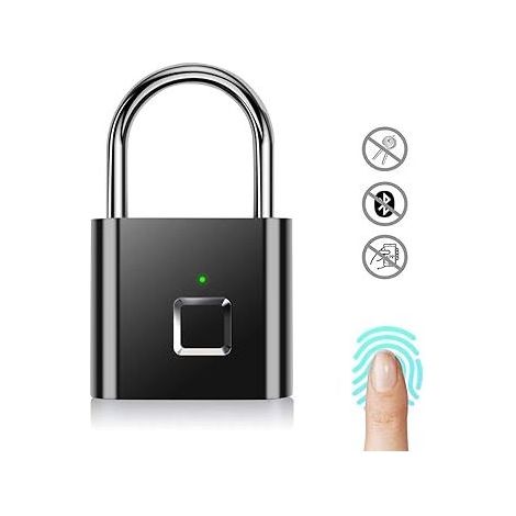 Cadenas à empreinte digitale, serrure électronique AICase avec reconnaissance d'empreinte digitale (1/5)