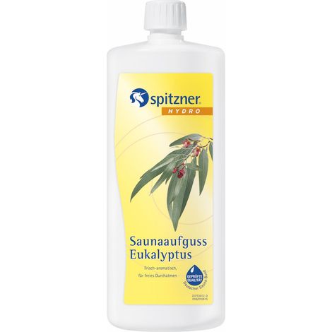 Spitzner Saunaaufguss Eukalyptus 1 L Gesundheits-Saunaaufguss 1000 ml
