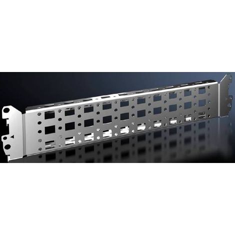 Rittal Placca di montaggio grigia 400 mm pacchetto 4 pezzi