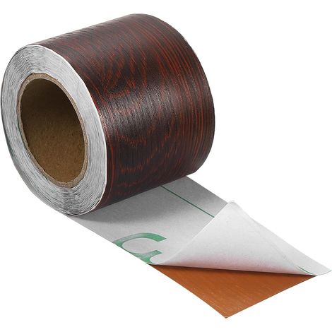 Ruban adhésif imitation bois Sourcing Map, 5 cm x 10 m, pour la réparation de plinthes, portes,