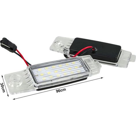 Kit Luci Targa Led Toyota Highlander Lexus RX300 OEM 8127048011 Canbus Bianco 12V 5W (1/3)