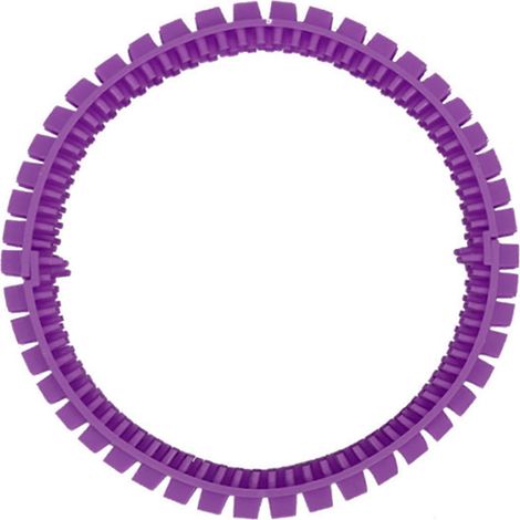 Arche de toilettage pour chat, jouet interactif 2 en 1 avec griffoir et masseur pour chats d'intérieur - Réduit la perte de poils et montage facile - Violet (1/5)