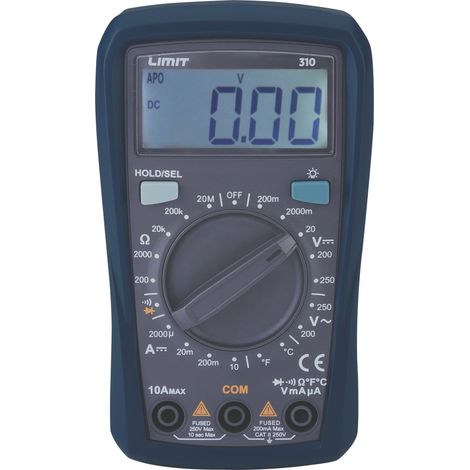Grenzwert des Digitalmultimeters: 310 (1/2)