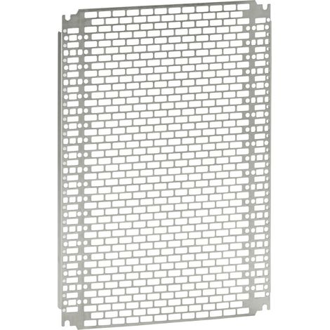 Plaque perforée Lina 25 pour coffret Atlantic ,Atlantic Inox et Marina hauteur 800mm x largeur 1000mm LEGRAND 036094 (1/2)