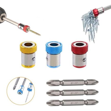 Puntas destornillador magnéticas impactos, Phillips S2, dureza, destornilladores taladro eléctrico, puntas impactos destornillador eléctrico (1/2)