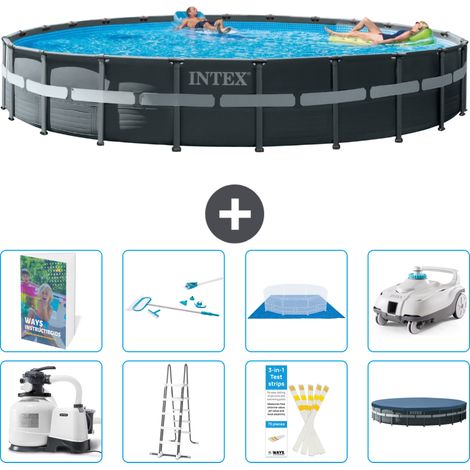 Intex Piscina Ultra XTR Rotonda - 732x132 cm - 9-pezzi  S605 (1/4)