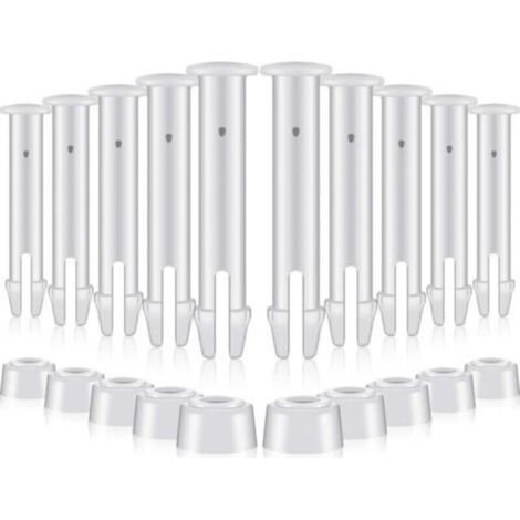 12 Stück Kunststoffstifte für Intex-Rundpools mit Metallrahmen, Ersatzteile für Pooldichtungen, Ersatz-Verbindungsstifte (6 cm/2,36 Zoll)