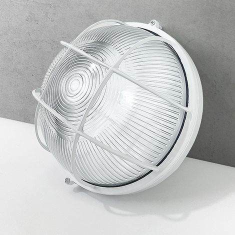Lampe LED pour pièces humides - Ronde - IP66-24 - Idéale comme applique murale ou plafonnier - Lampe d'atelier ou de cave (1/4)