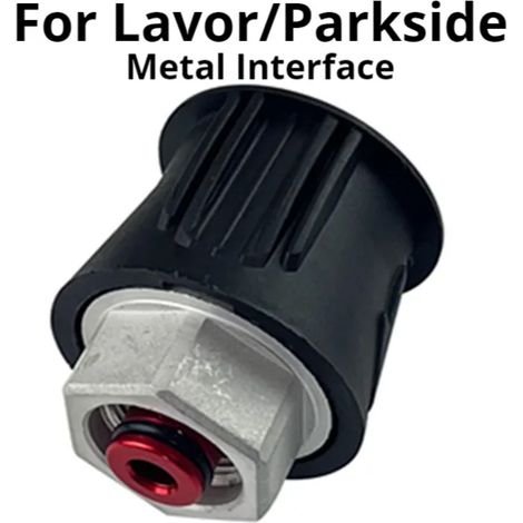(Pour Lavor A) Adaptateur de tuyau pour nettoyeur haute pression, filetage mâle M22, raccord rapide, compatible avec les nettoyeurs haute pression Karcher, Bosch et Nilfisk. (1/5)