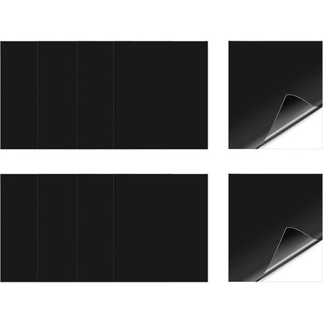 10 Pièces Rustine Matelas Gonflable, Rustine Piscine, Patchs de Piscine Autocollants Kit de réparation pour Matelas gonflables, Bateaux et Jouets (Noir) (1/5)