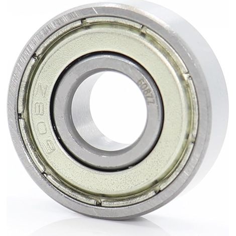Roulements 608ZZ (20 pièces) 8x22x7mm, miniatures à billes 608-2Z, pour skateboard longboard, nouvelle version, haute vitesse, précision ABEC, remplacement direct 608Z. (1/5)