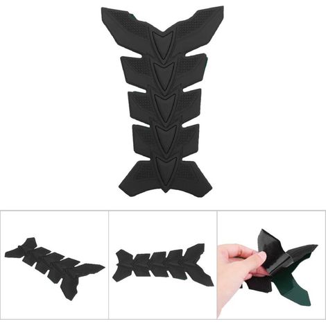 3D-Anti-Rutsch-Gel-Tankprotektor für Motocross, Schwarz