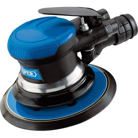 Draper 150mm Dual Action Air Sander Made From Lightweight Aluminium 84125