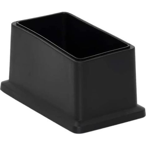 Lot de 8 embouts rectangulaires en PVC inodores – Protection des sols 25 x 50 mm – Réduction du bruit des chaises – Ajustement sécurisé - SOL 25 X
