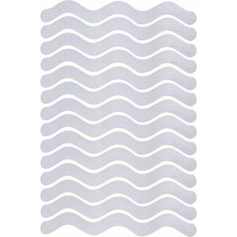 Autocollants de douche antidérapants 24 PCS Bandes de baignoire de sécurité Autocollants adhésifs avec grattoir de qualité supérieure pour escaliers de douche de baignoire-Chrom (1/5)