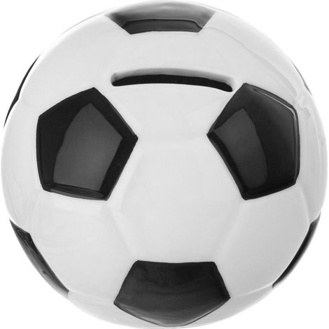 Hucha con forma de balon de futbol