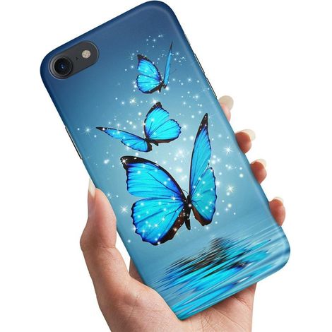 Skal / Mobilskal till iPhone 7 / 8 / SE - Glittrande Fjärilar