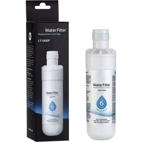 YMYNY LT1000P - Replacement Water Filter for 6 Month / 200 Gallon Capacity Refrigerator (NSF42, NSF53 and NSF401) ADQ74793501, ADQ75795105 or AGF80300704, White (1/5)