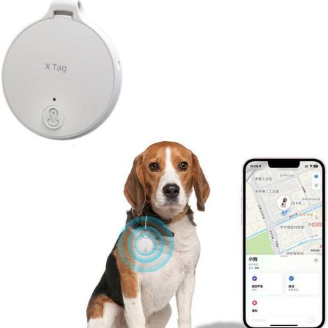 Traceur GPS pour enfants, animaux de compagnie, chiens, bagages et portefeuilles  mini-étiquette de suivi compatible avec l’application Localiser d’Apple  dispositif de suivi mondial en temps réel  lo (1/3)