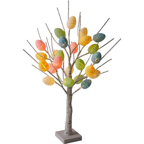 Arbre lumineux LED pour Pâques, décoration intérieure, fête, événement, paysage (1/4)