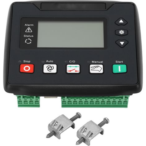 Module de contrôle Groupe Électrogène, démarrage/arrêt automatique, alarme, protection, écran LCD, panneau de commande à distance, signal DC 8-35V, régulateur de générateur. (1/5)