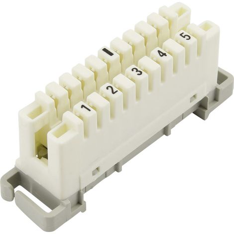 TRU COMPONENTS 1425905 LSA Plus 2 Weiß Inhalt: 1 St.