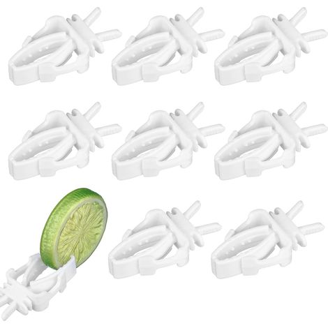 Set mit 8 Vogelkäfigclips für Papageien, Obst, Gemüse, Vogelkäfigzubehör, Obst, Gemüse, Wellensittiche, Kakadus, Sittiche (1/5)