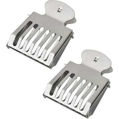 Deux pièges à reines en acier inoxydable, clips de marquage de cage, applications apicoles polyvalentes. (1/5)