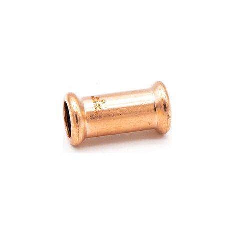 PrimaPress 15mm Copper Slip Coupler for Water & Gas Systems (1/2)