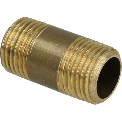Nipple long 1/2’’ x 40 mm laiton nu