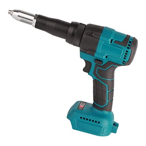 18V Cordless Riveter Gun Blue Brushless Electric Riveter Gun Automatic Rivet Nut Manual Tool for 3.2-4.8mm Battery (1/5)