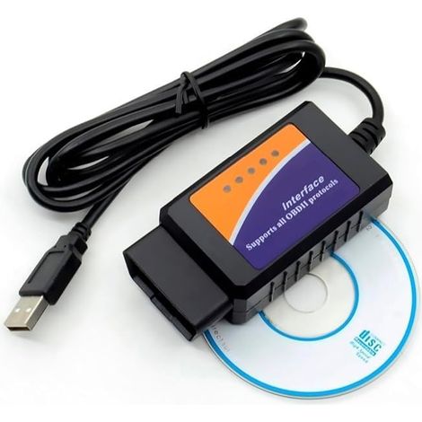 Elm USB OBDII V1.5 Diagnose Kabel Interface Scanner (1/5)