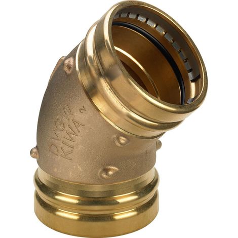 Viega Profipress Sanpress XL-gomito a 45 gradi, d 108,0mm bronzo rosso modello 2226XL, 351366
