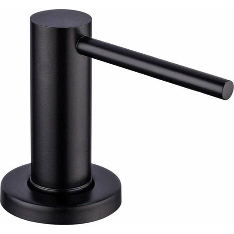 Forbici Dispenser di sapone da 500 ml Pompa per sapone nero per lavello della cucina (1/5)