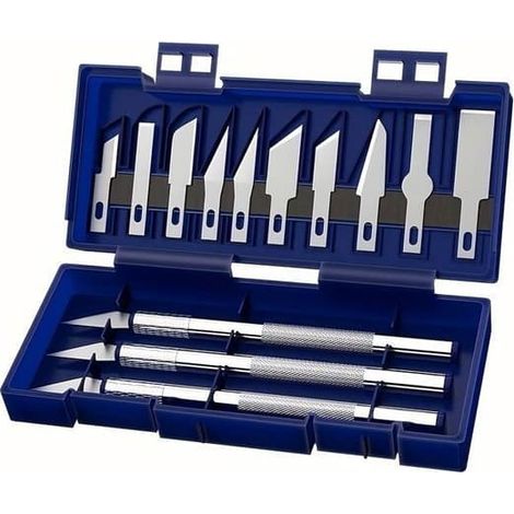 Scalpel - LC FRANCE - 13 pièces - Acier inoxydable - Durable - Précision (1/4)