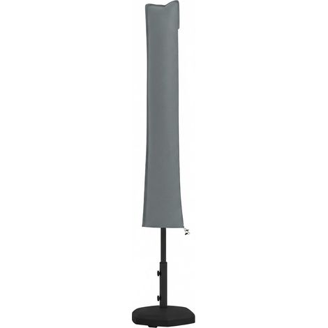 Housse pour parasol de jardin, imperméable, zippée, en polyester Oxford, 178 cm, grise produit de qualité avec garantie satisfait ou remboursé